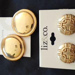 Clip earrings  Etienne Aigner and liz&co. Clip earrings